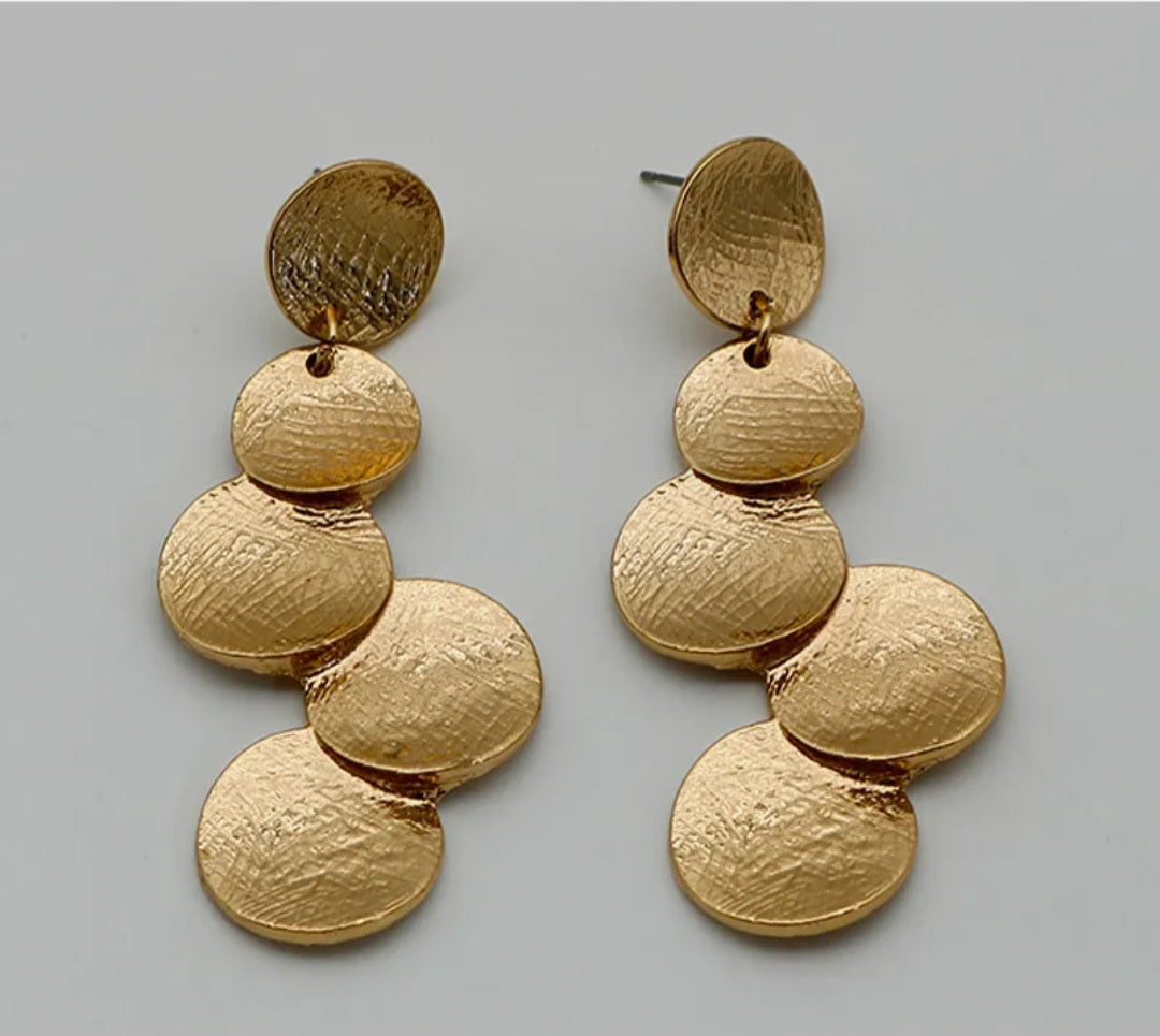 Arabic style oorbellen in gouden kleur