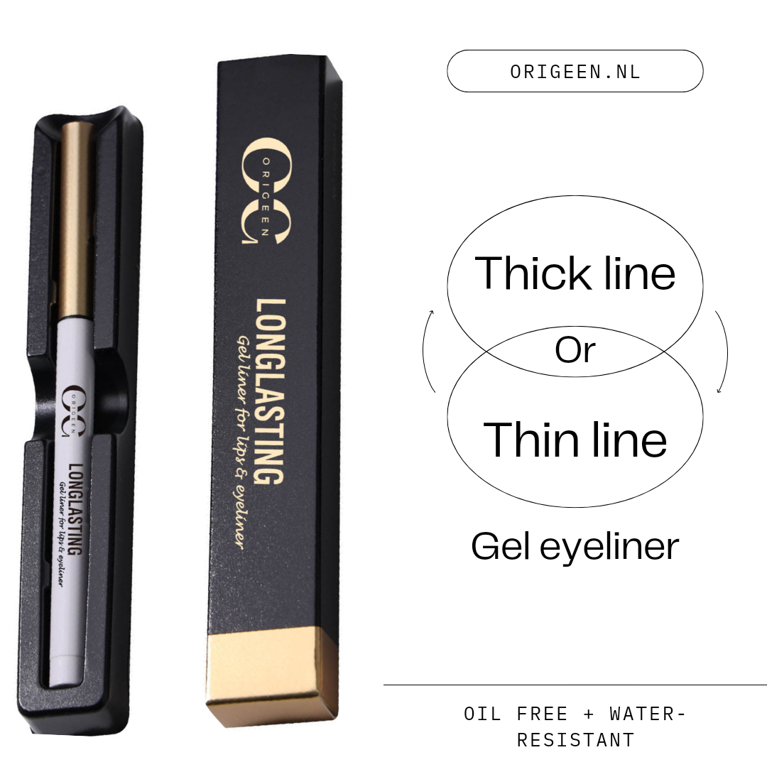 Origeen Oil free - Long lasting - Waterproof Black eyeliner pencil