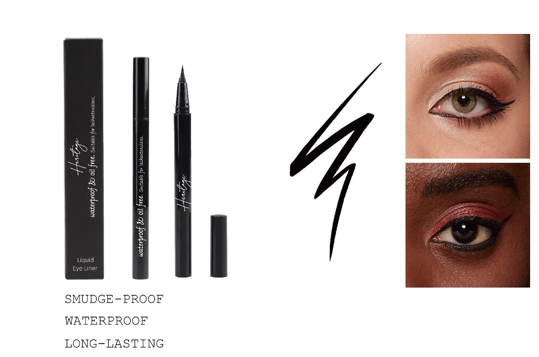 Waterproof eyeliner van HERITAGE, olie- en veegvrij, voor precieze lijnen en langdurige draagbaarheid
