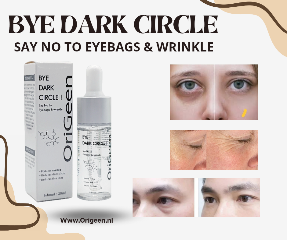 Bye dark circle, say no to eyebags dag en nacht oog serum voor donkere kringen, wallen en fijn lijntjes. Snel absorberend.