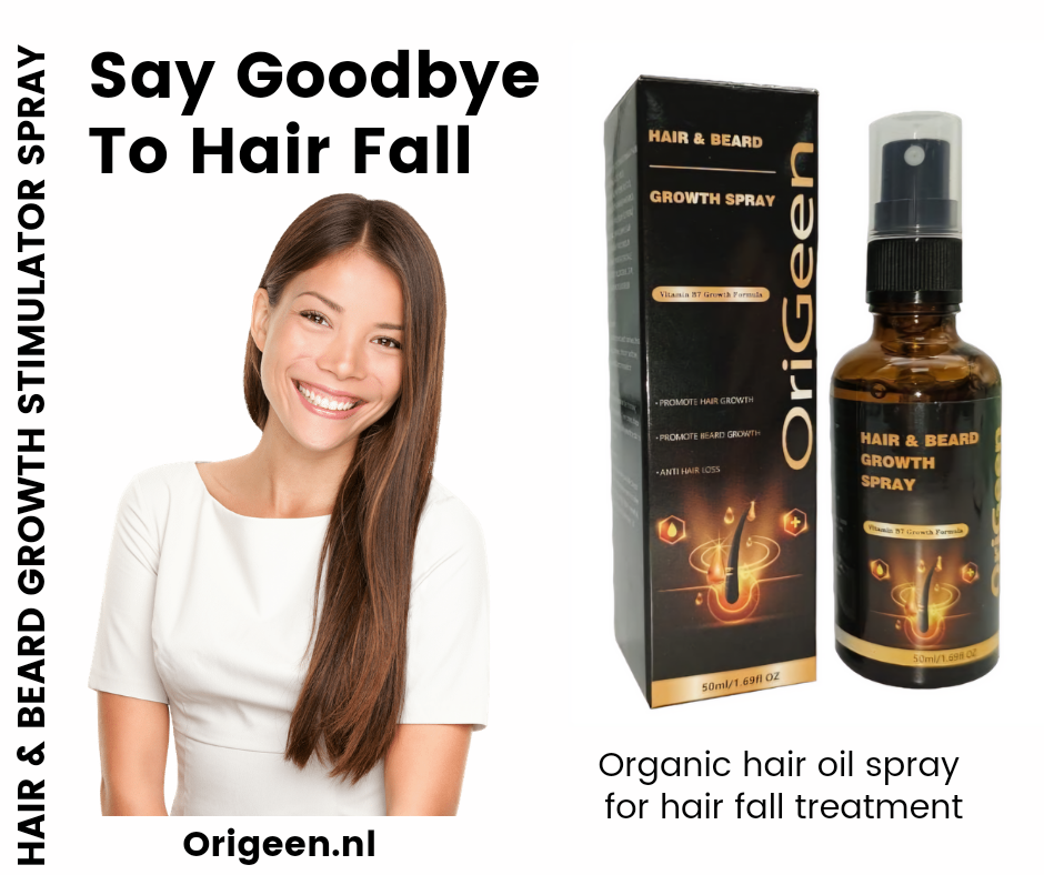 Origeen Haarserum – Stimuleert Haargroei & Baardgroei | Tegen Haaruitval | Voor Dikker, Voller Haar & Een Sterke, Gezonde Baard