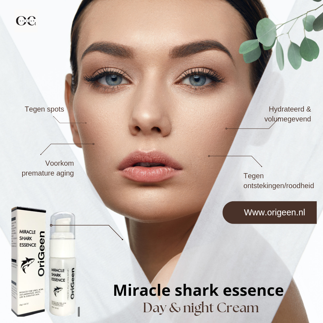 Origeen all in 1 serum Miracle Youth essence - Tegen Rimpels - Tegen Ontstekingen - Tegen Roodheid - Verminder acne - Gevoelig - Hydraterend - Antioxidant - Huidregeneratie - Hyperpigmentatie - Ouderdomvlekken