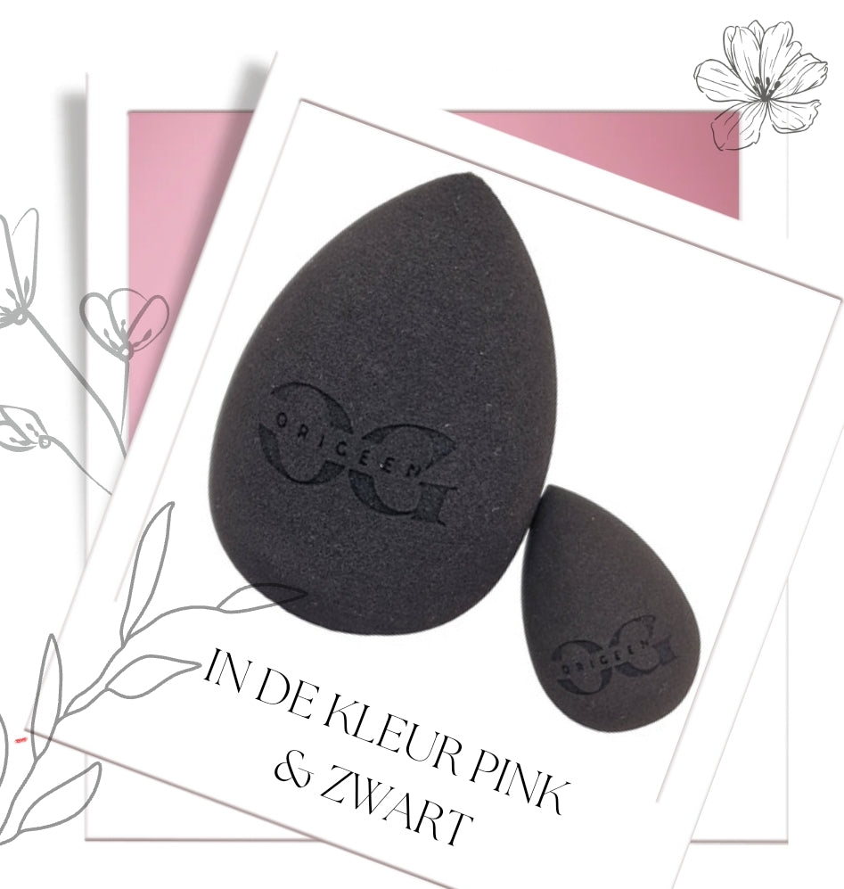 Origeen Set van 2 Professionele Beauty Blenders – Foundation & Concealer | Latexvrij, Vegan & Perfect voor Contouren | Zijdezachte Make-up Spons voor een Vlekkeloze Finish