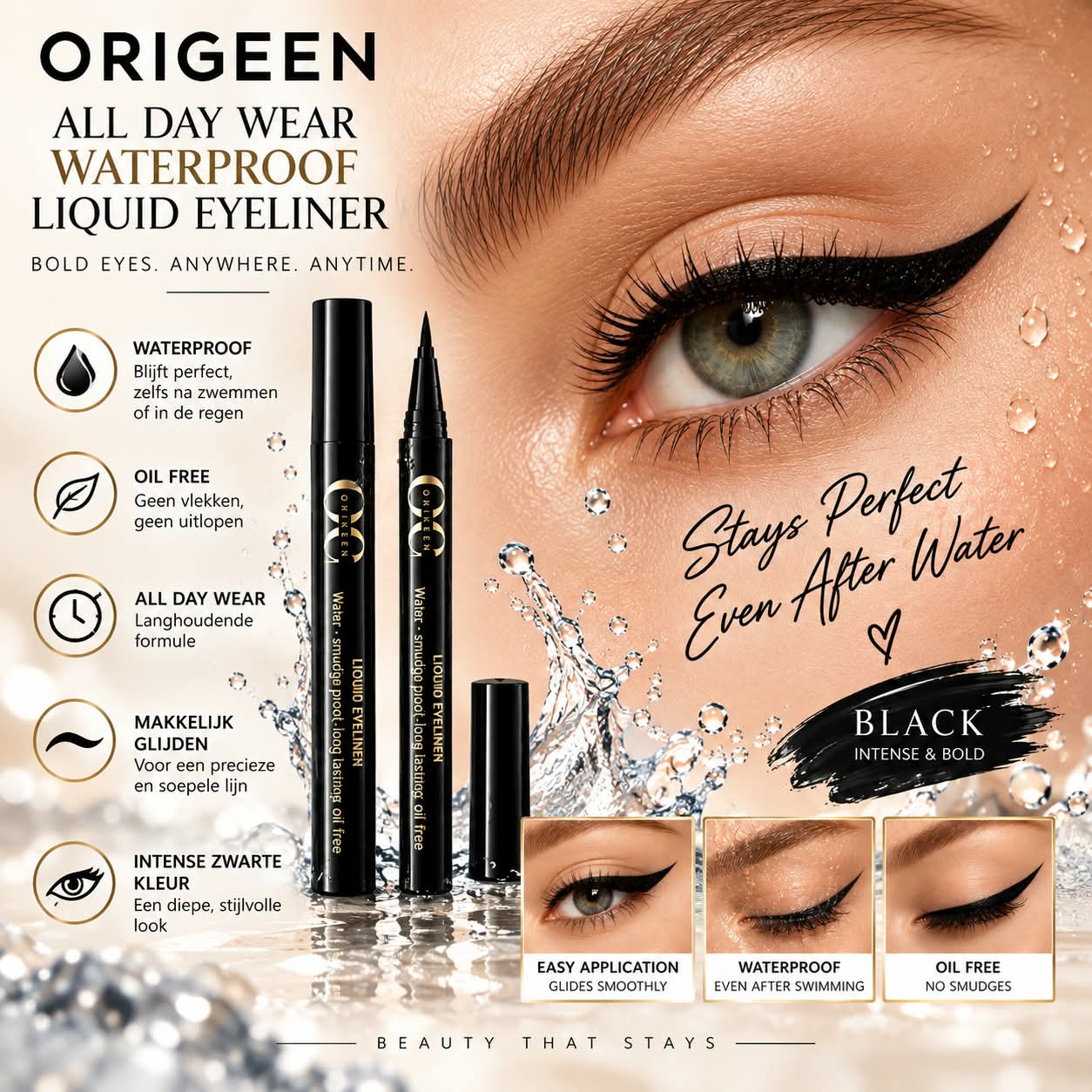 Origeen Waterproof all day liquid eyeliner